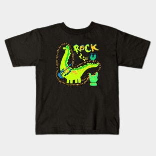 rock spirit, dinosaur Kids T-Shirt